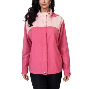 LizGolf Jacket Womens Medium Pink Full Zip Lightweight Golf